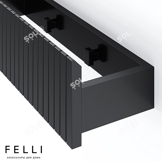 "SOLID SURFACE Designer Shelf 3D model image 3