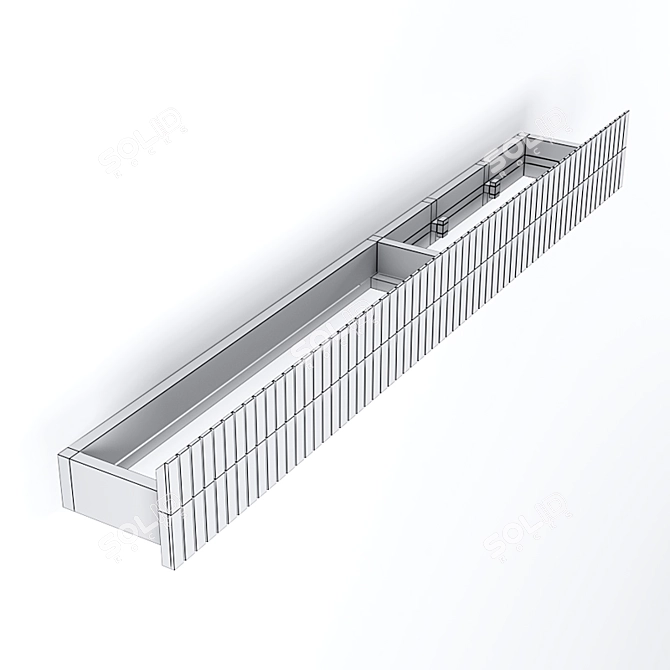 "SOLID SURFACE Designer Shelf 3D model image 5