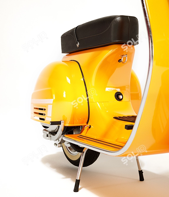 Vintage Vespa 3 - High Quality and Detailed 3D model image 5