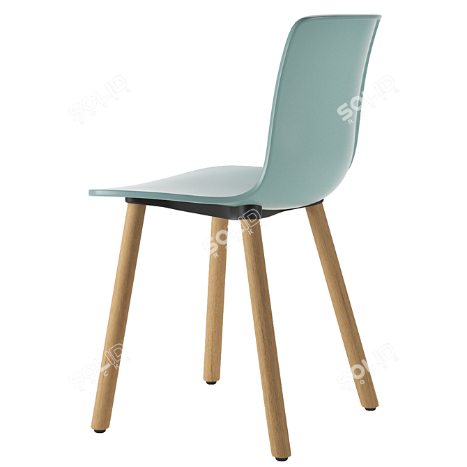 Hal Wood by Vitra: Jasper Morrison's Masterpiece 3D model image 2