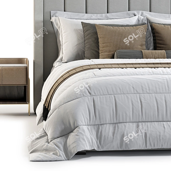 RH Modena Vertical Bed: High-Quality, Unwrapped, V-Ray Render 3D model image 4