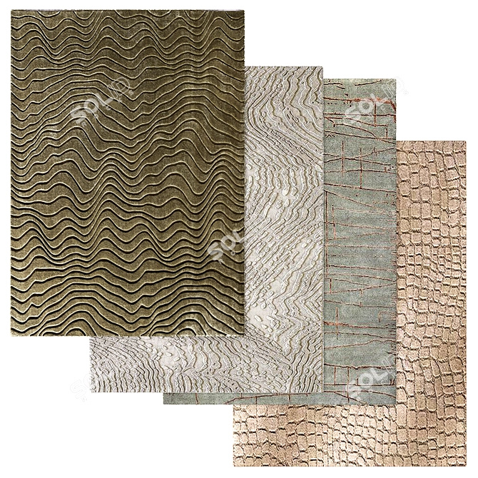 Contemporary Rugs for Modern Spaces 3D model image 1