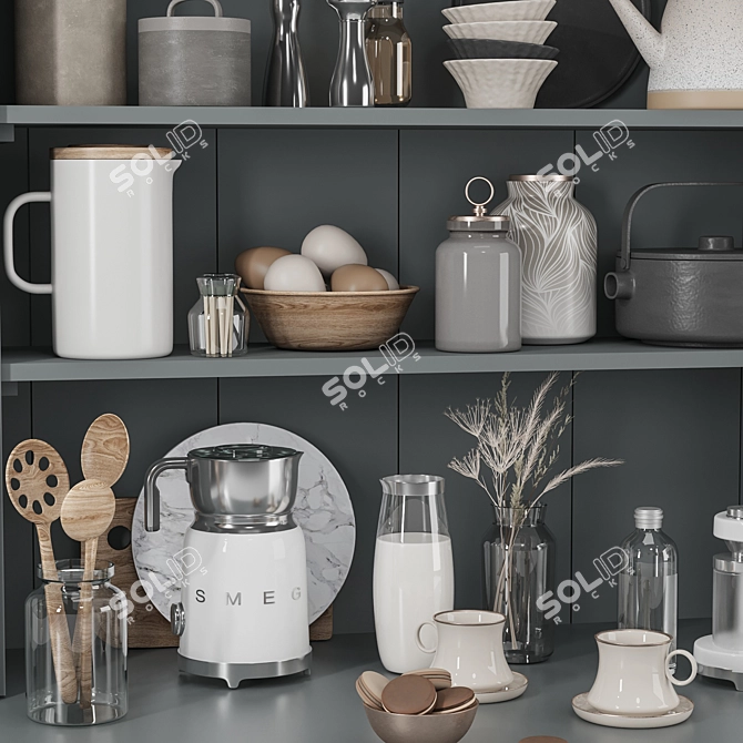 High-Quality Kitchen Accessories 3D model image 4