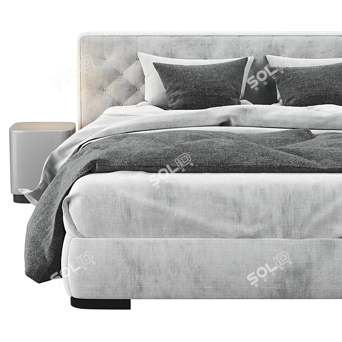 Contemporary Meridian Beds 3D model image 3