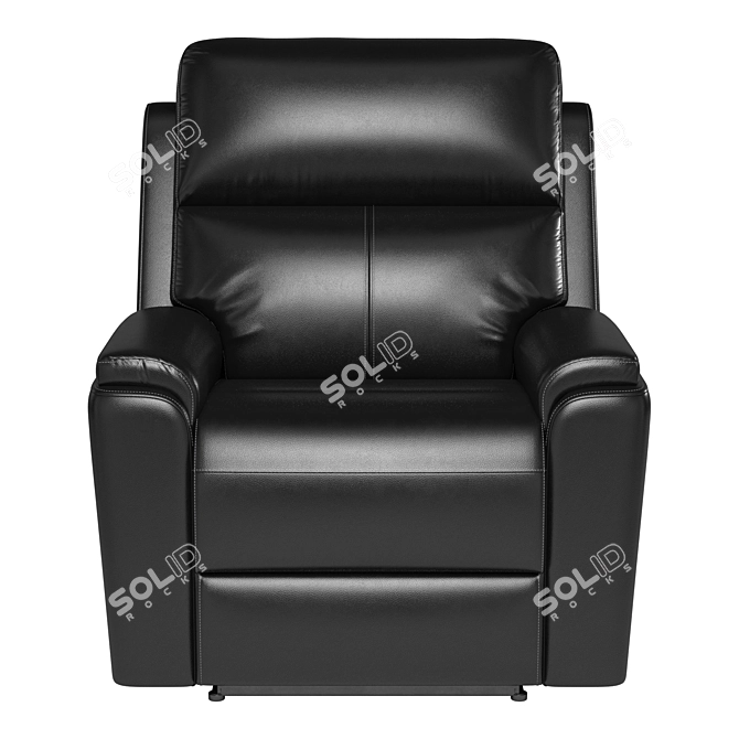 Luxury Leather Recliner: Lavigne 3D model image 2