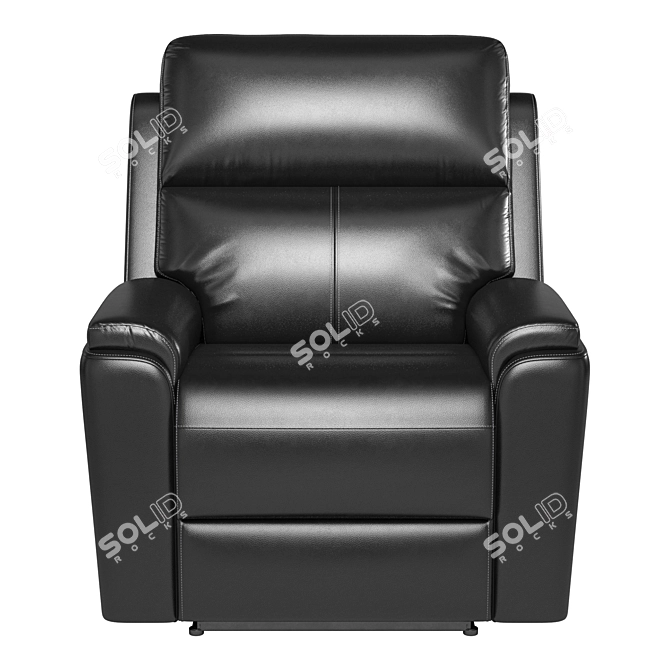 Luxury Leather Recliner: Lavigne 3D model image 6