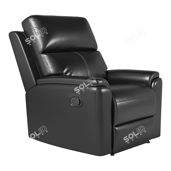 Luxury Leather Recliner: Lavigne 3D model image 8