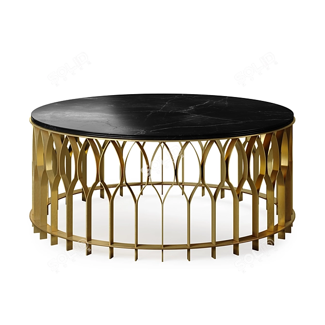 Mecca II Coffee Table | Stylish Centerpiece 3D model image 1