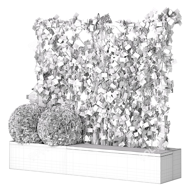 Elegant Ivy Grid - Perfect Home Decor 3D model image 3