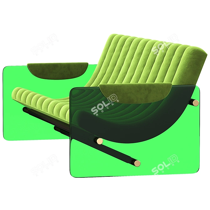 Luxurious FABIO LENCI Sofa - Elegant and Stylish! 3D model image 4