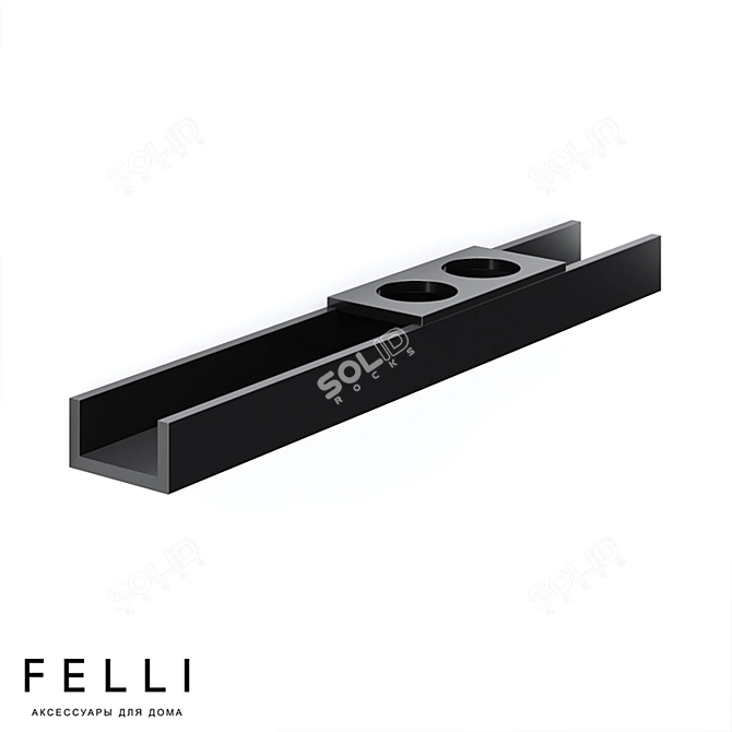 FELLI AMBRI "OM" Designer Shelf 3D model image 2