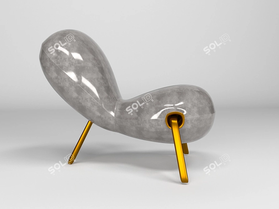 Embryo Armchair by Mark Newson 3D model image 2