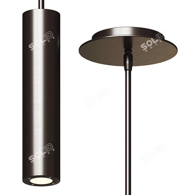 Modern Calibre Pendant Light 3D model image 2
