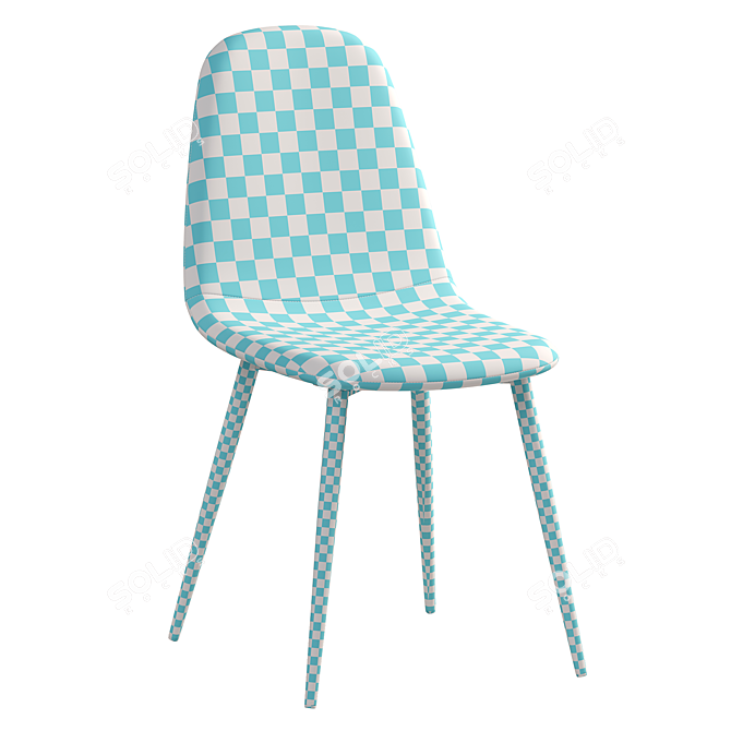 Copenhagen 2 Deephouse Chair: Sleek & Stylish 3D model image 4