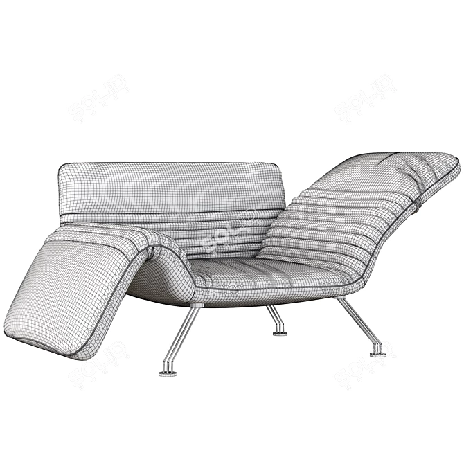 Modern DS 142 Chaise Longue 3D model image 3