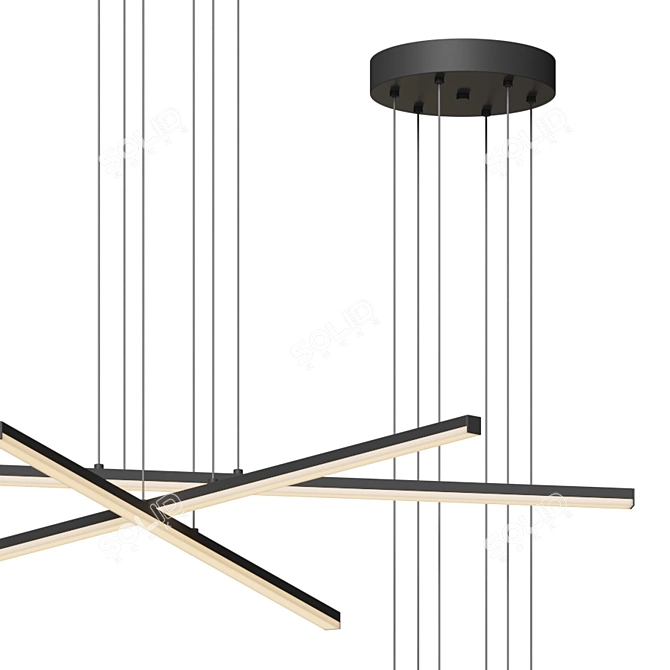 Sonneman Stix LED Pendant 3D model image 5