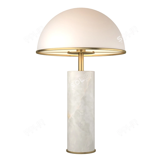 Elegant Vaneta Table Lamp 3D model image 1