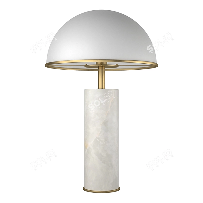 Elegant Vaneta Table Lamp 3D model image 2