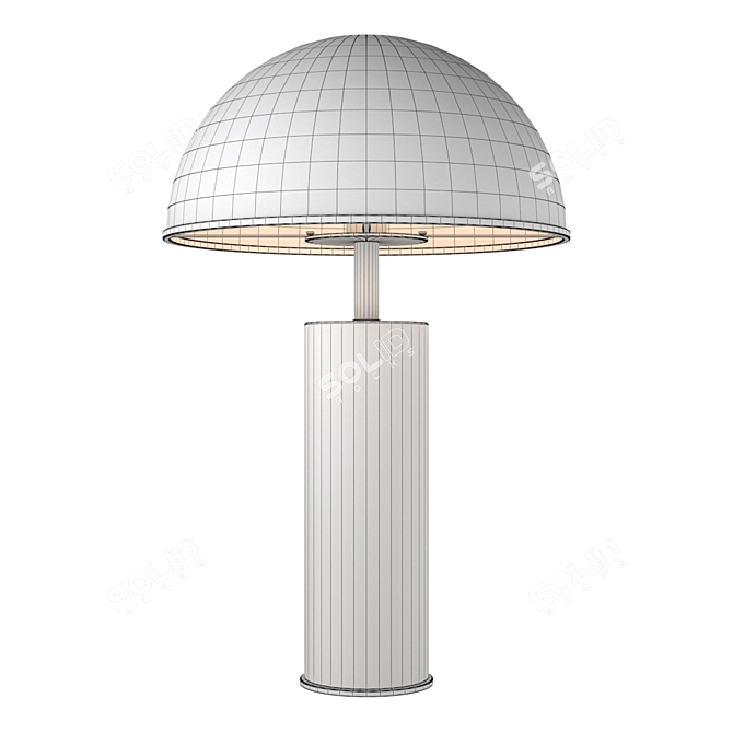 Elegant Vaneta Table Lamp 3D model image 3