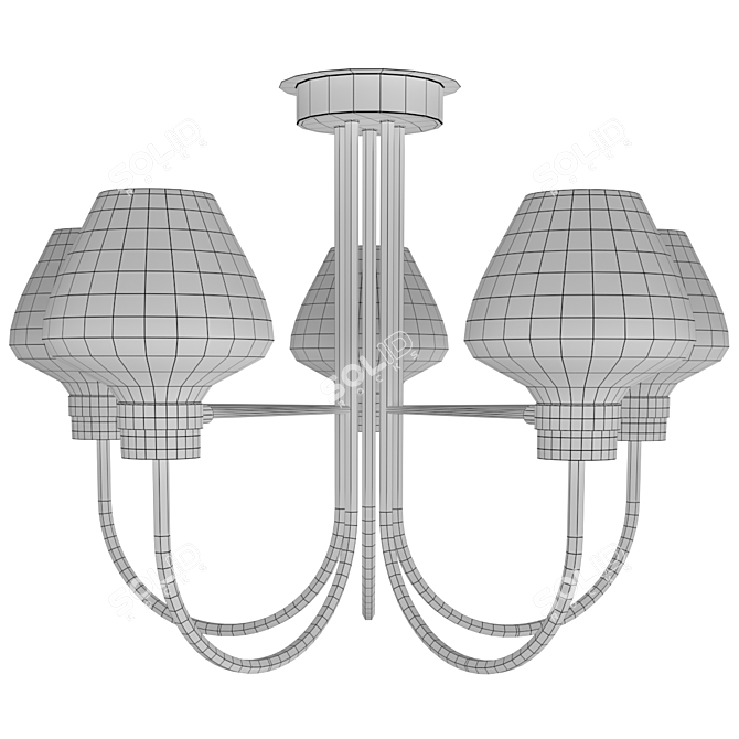 Lumion Ilona 3708: Elegant Ceiling Chandelier 3D model image 2