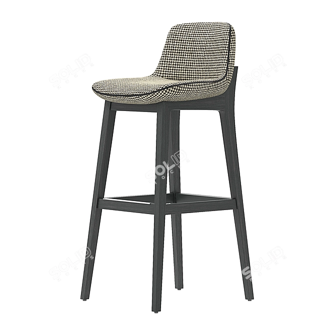 Modern Comfort: Poliform Ventura Stool 3D model image 2