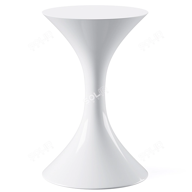 Elegant Mystique Table & Darbuka Stool Set 3D model image 2