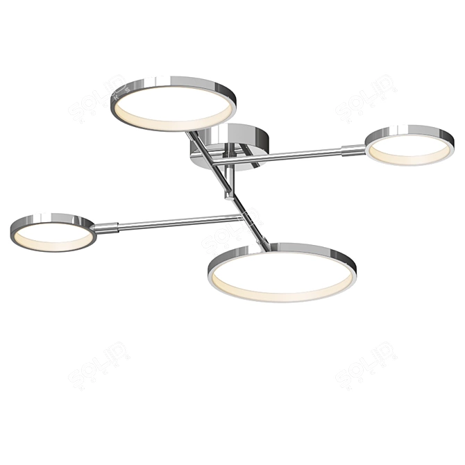 Saturn Flushmount by Hudson Valley Lighting 
Sleek Elegance in LED Lighting 3D model image 4