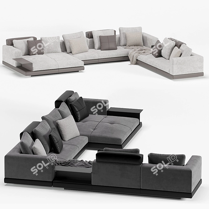 Luxurious Minotti Connery Sofa 3D model image 4