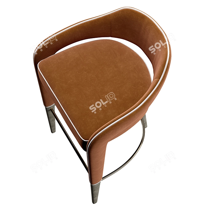 Invicta I Bar Stool: Seamless Design Excellence 3D model image 3