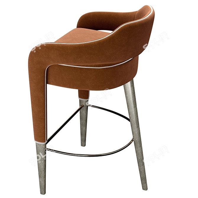 Invicta I Bar Stool: Seamless Design Excellence 3D model image 5