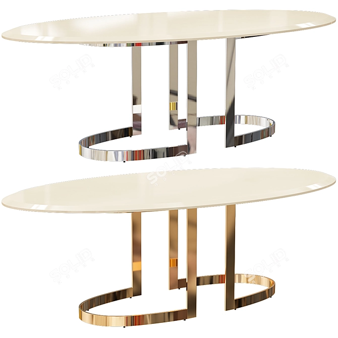  DV Home Collection Prince Tavolo Dining Table 3D model image 1