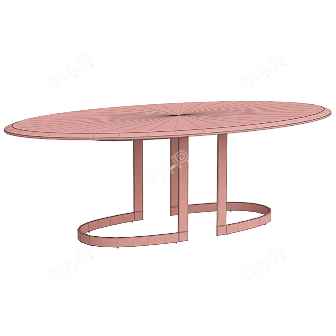  DV Home Collection Prince Tavolo Dining Table 3D model image 2