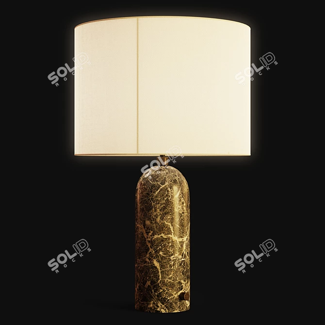 Gubi Gravity Large Lamp Table 3D model image 5