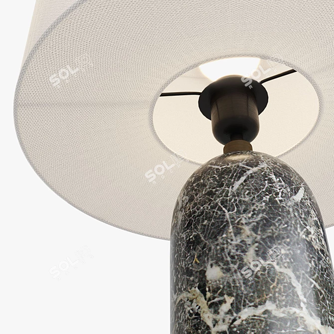 Gubi Gravity Large Lamp Table 3D model image 7