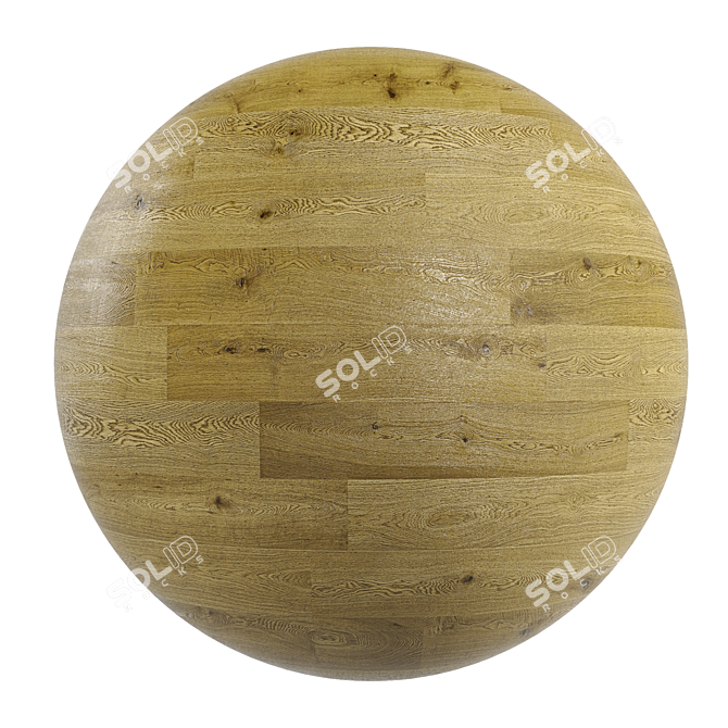 PBR Parquet Seamless Textures 3D model image 1