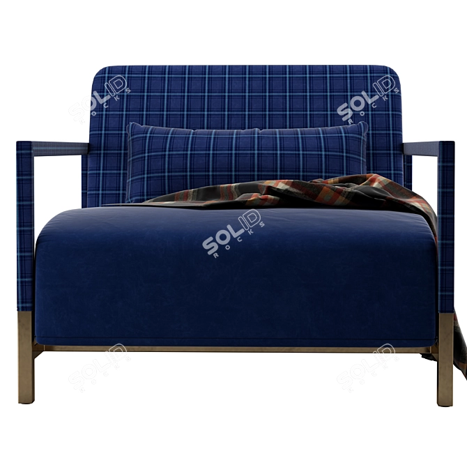 Elegant Momenti Butler Armchair 3D model image 6