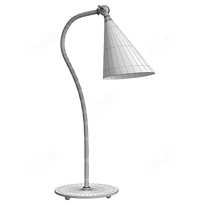Modern Mitzi Lupe Table Lamp 3D model image 2