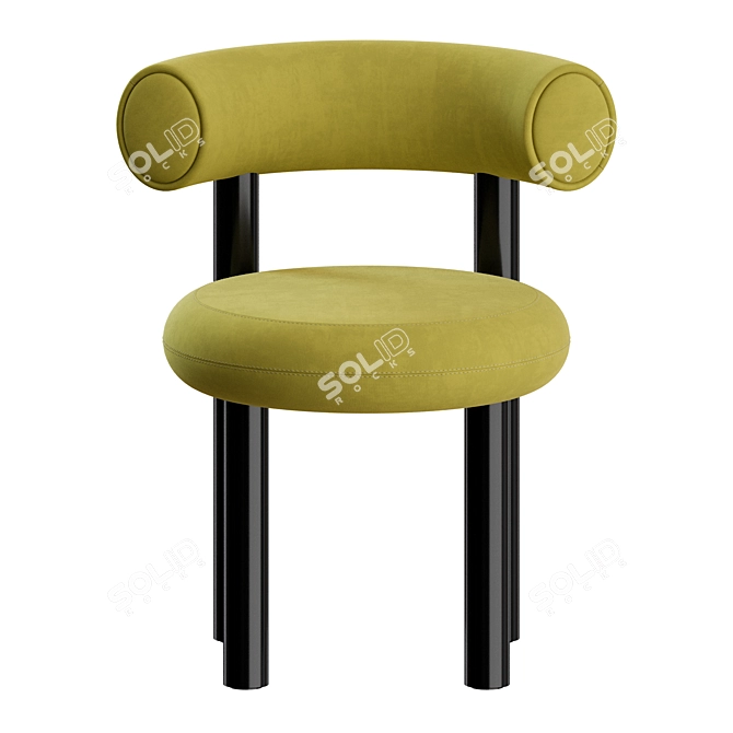 Tom Dixon Fat Dinning Chair 3D model image 6