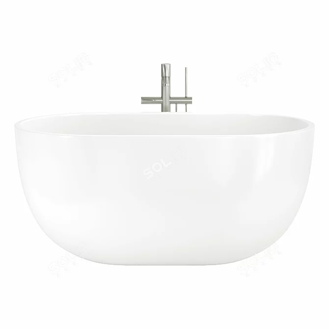 Luxurious Madeline Freestanding Bathtub 3D model image 2