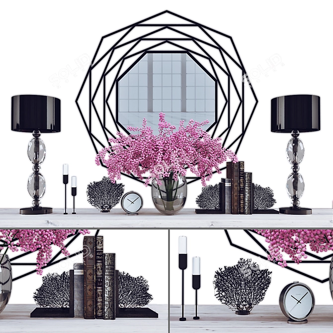 Elegant Decor Set for Stylish Interiors 3D model image 1