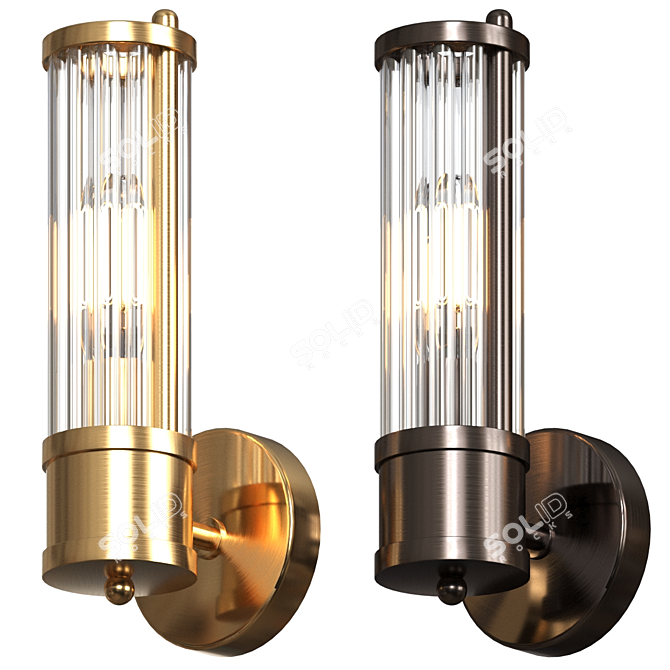  Elegant Wall Sconce for Modern Interiors 3D model image 2