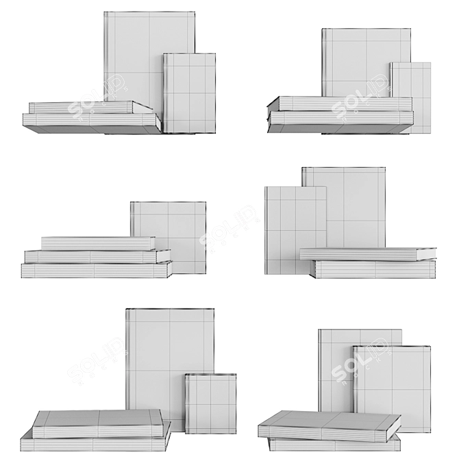 Architectural Masterpieces: 24 Book Set 3D model image 9