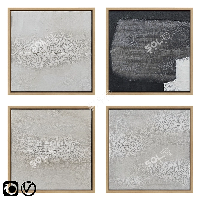 Modern Frame Set_02: 3D Models & Files 3D model image 1