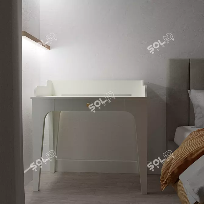 Modern Lommarp Table - Sleek Scandinavian Design 3D model image 1