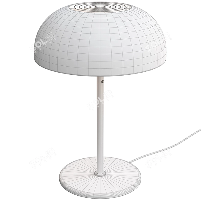 Nymåne White Table Lamp 3D model image 4