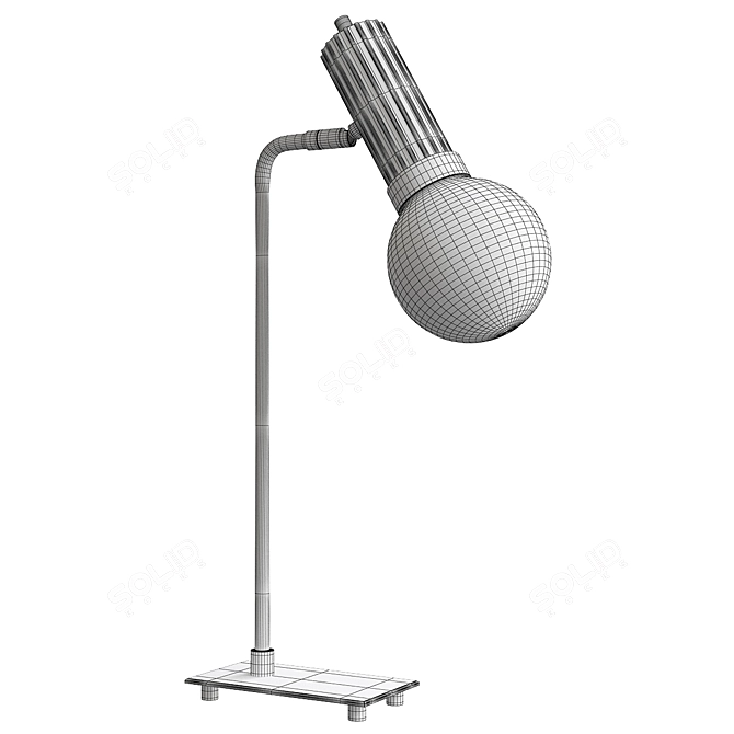 Sleek Hudson Valley Reade Lamp 3D model image 2