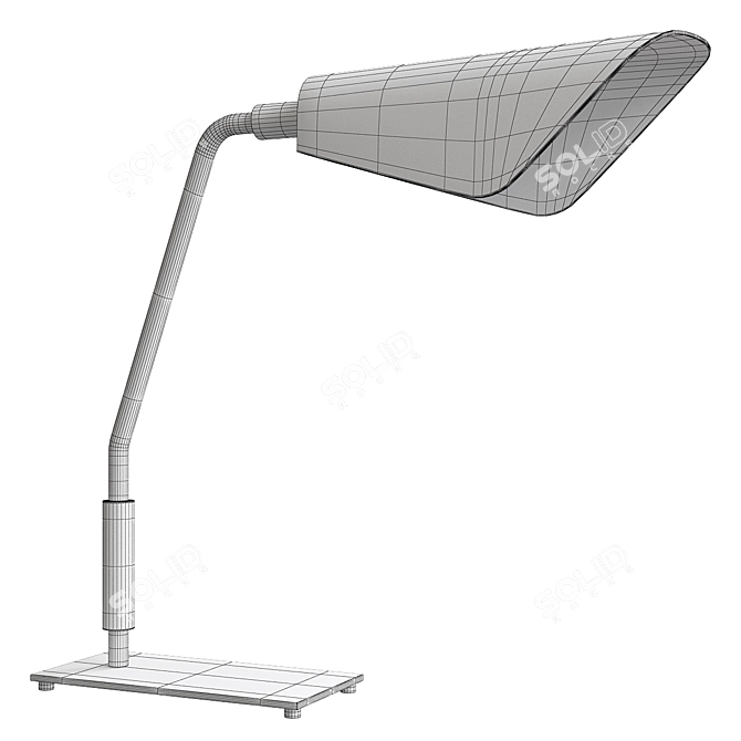 Elegant Hudson Valley Desk Lamp 3D model image 2