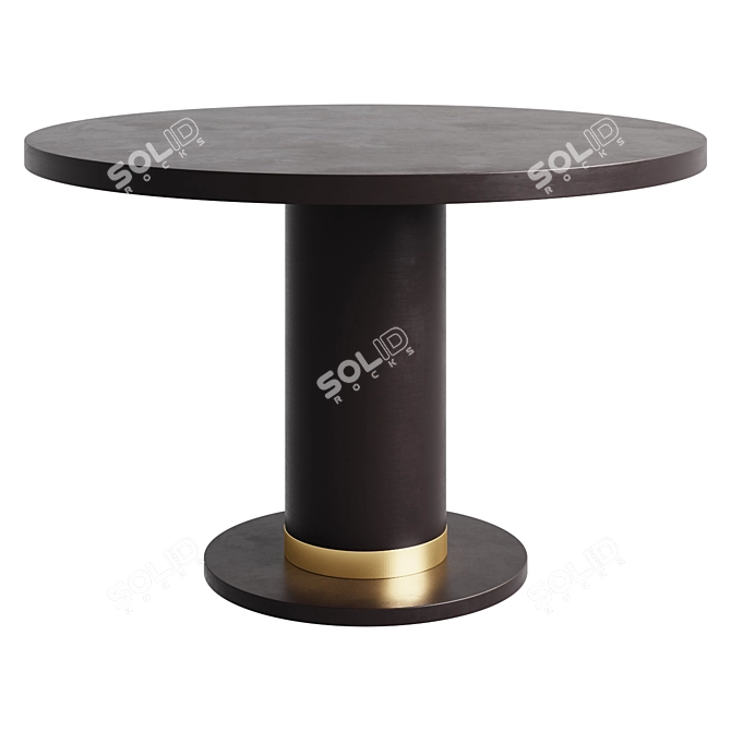 Sheffield Round Dining Table 3D model image 1