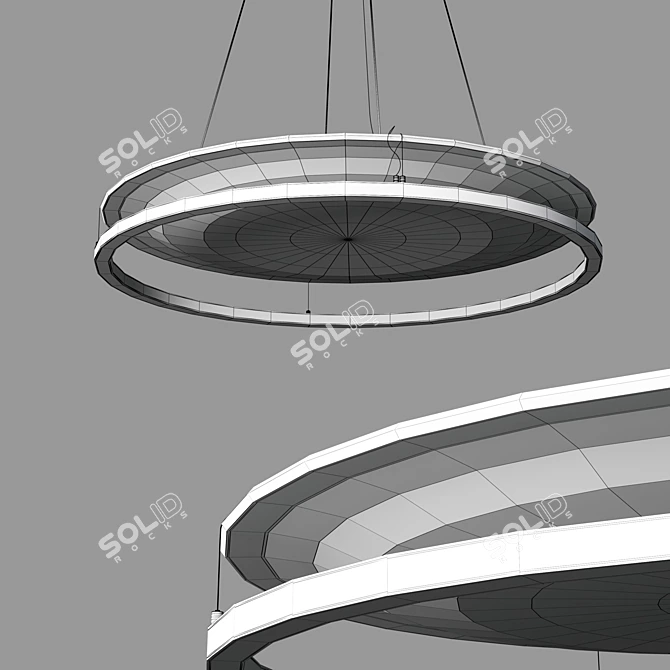 Circus S1500 Pendant: Sleek and Stylish 3D model image 4