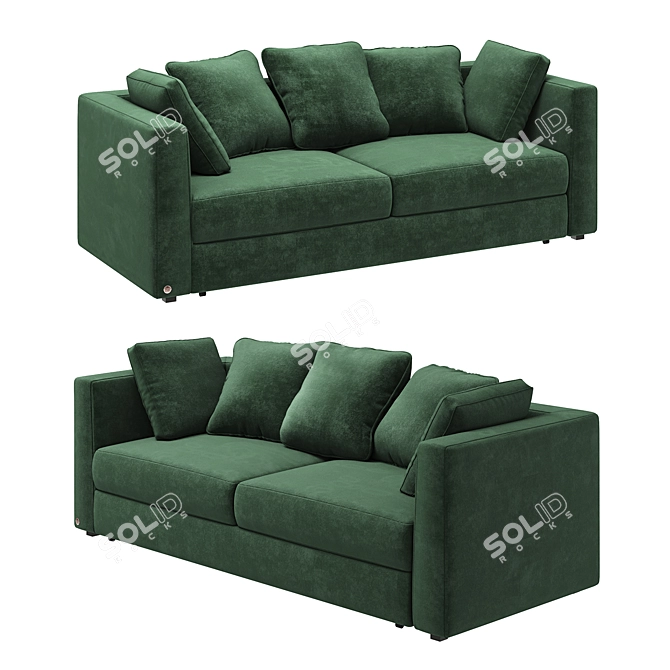 OM Rikkardo: Stylish Sofa by TANAGRA 3D model image 1